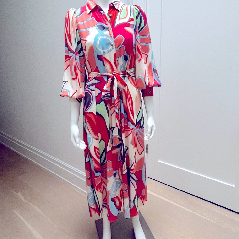 Brand new midi print dress